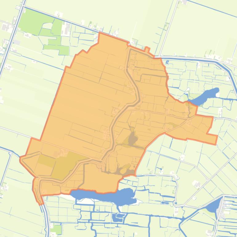 Kaart van de buurt Driehuizen.