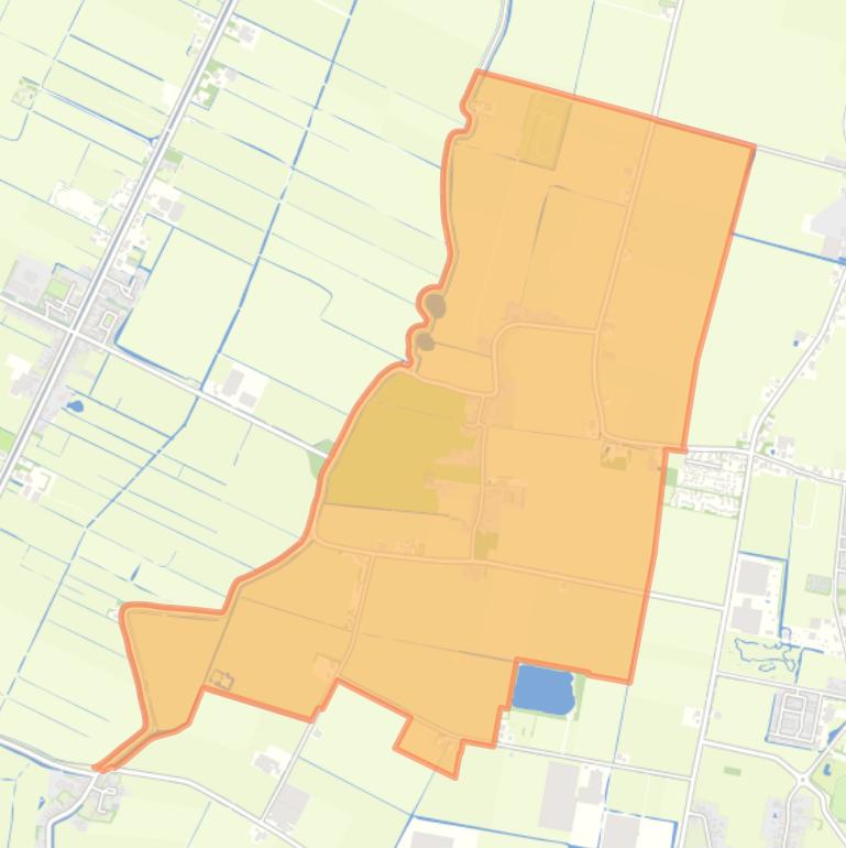 Kaart van de buurt Eenigenburg en Buitengebied.