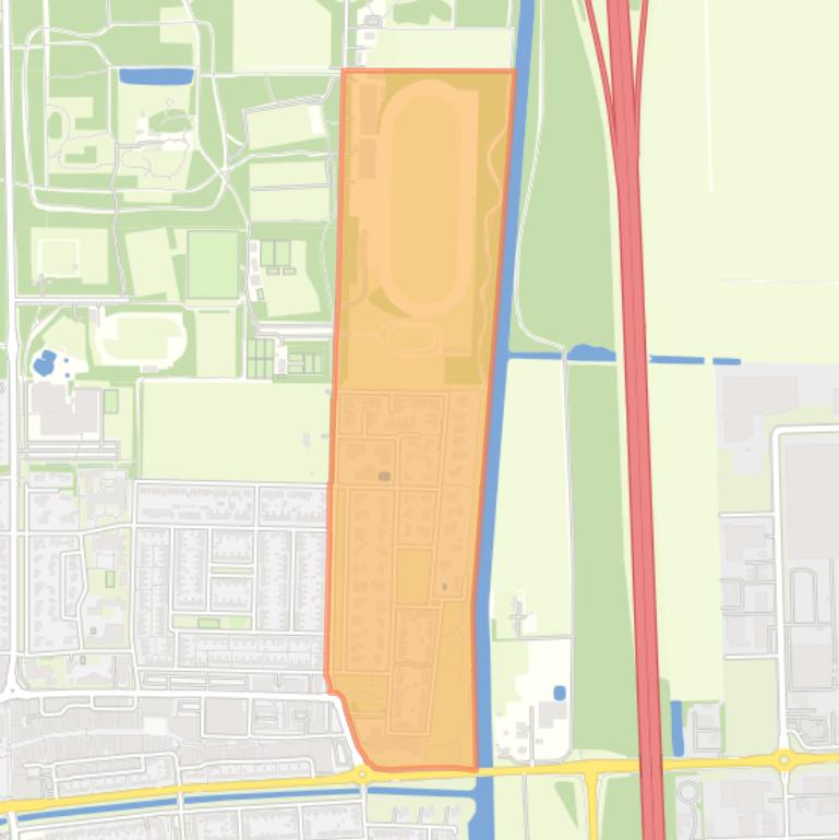 Kaart van de buurt Emmeloord-Centrum-Bos en Gaard.