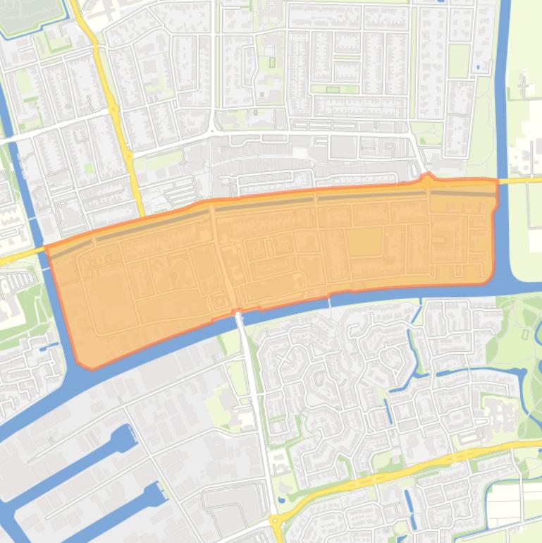 Kaart van de buurt Emmeloord-Centrum-Tussen Gracht en Vaart.