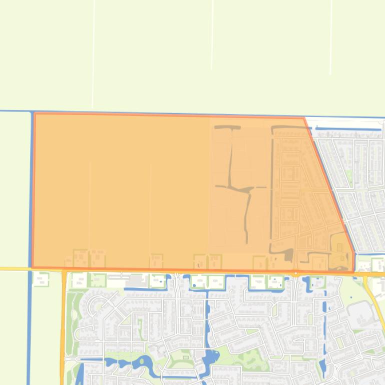 Kaart van de buurt Emmeloord-Emmelhage-Waterwonen/Polderwonen.