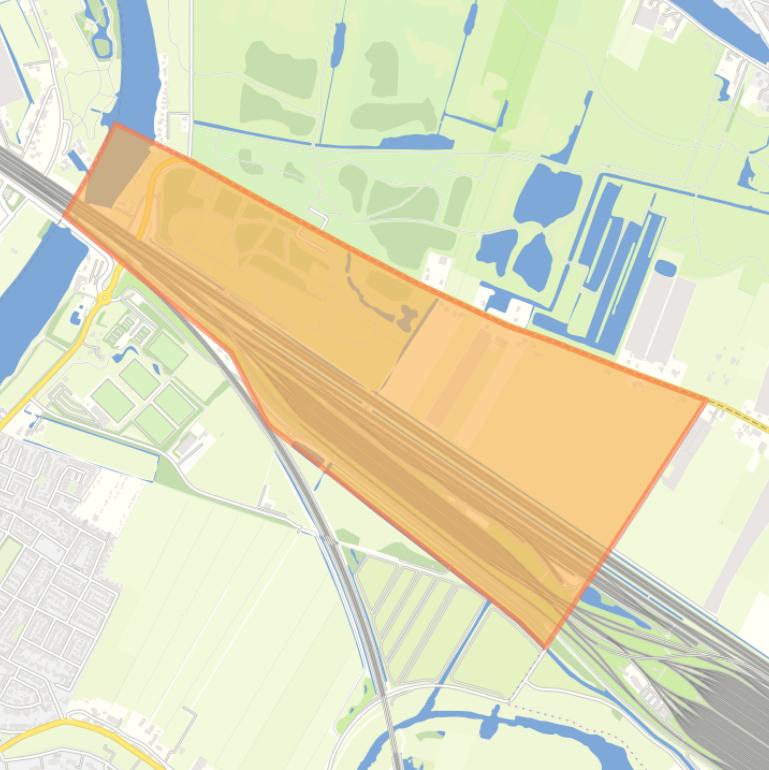 Kaart van de buurt Emplacement Kijfhoek en Langeweg.