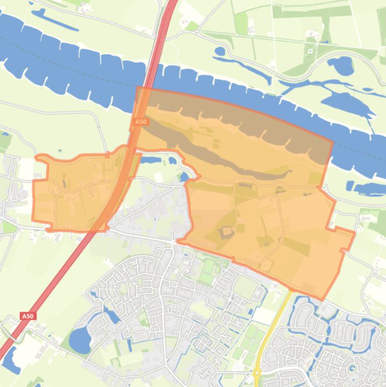 Kaart van de buurt Ewijk-Buitengebied Noord-1.