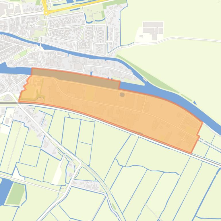 Kaart van de buurt Franeker Industrieterrein Oost.