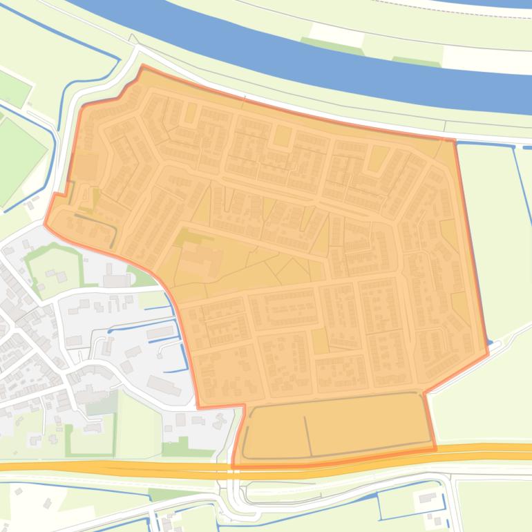 Kaart van de buurt Geervliet-Noordoost.