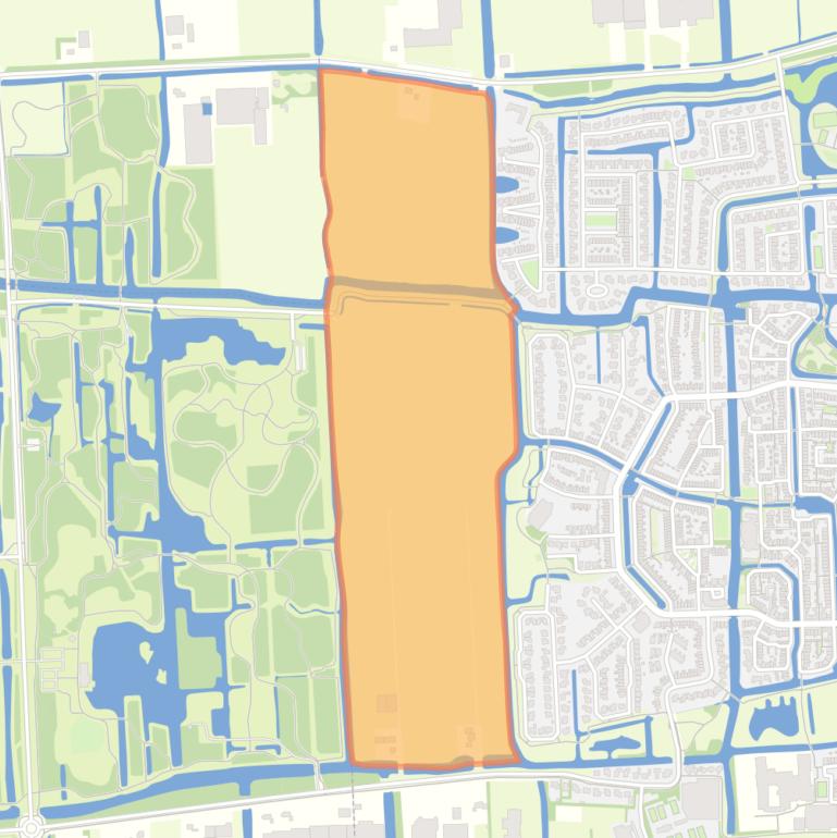 Kaart van de buurt Gommerwijk West-West.