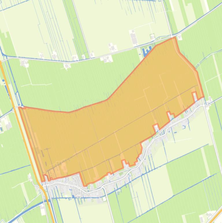 Kaart van de buurt Goudriaan-Buitengebied-Noord.