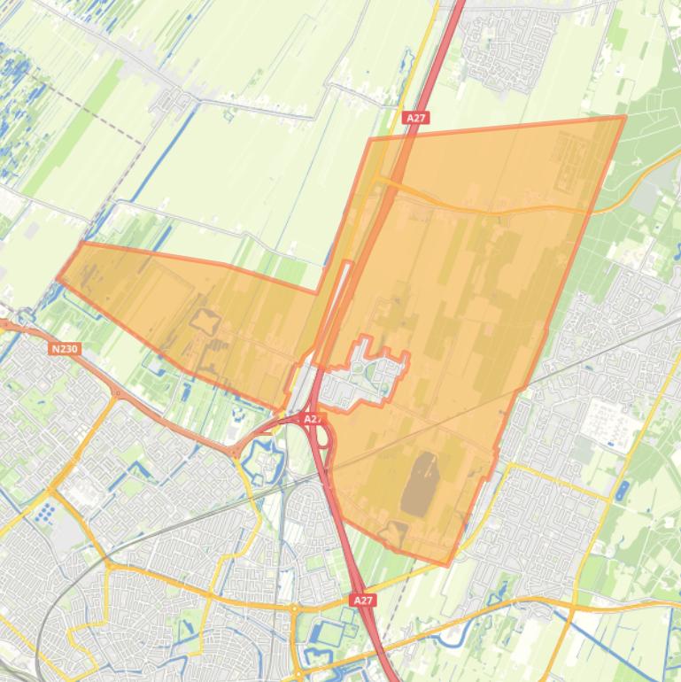 Kaart van de buurt Groenekan Buitengebied.