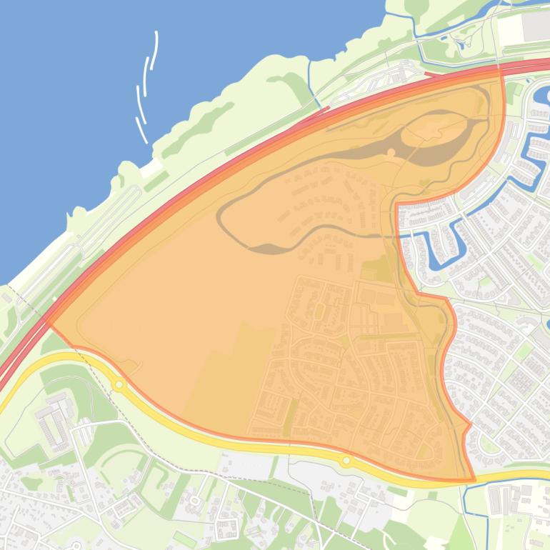 Kaart van de buurt Harderweide.