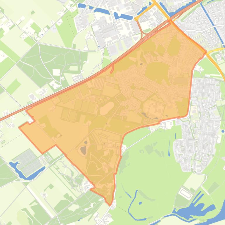 Kaart van de buurt Heemse-West Heemserbos.