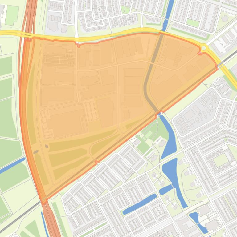 Kaart van de buurt Hollandsekant.