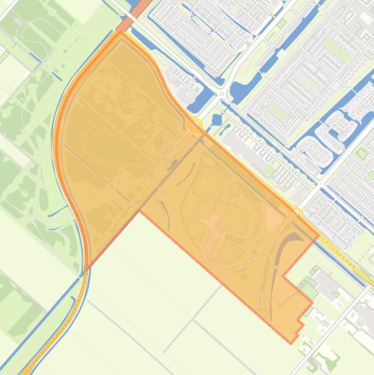 Kaart van de buurt Hoofddorp Buiten.