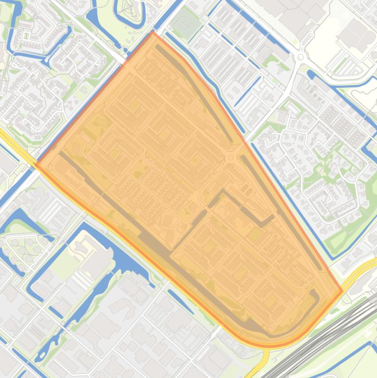 Kaart van de buurt Hoofddorp Graan voor Visch.