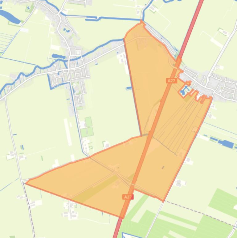 Kaart van de buurt Hoogblokland-Buitengebied-Zuid.