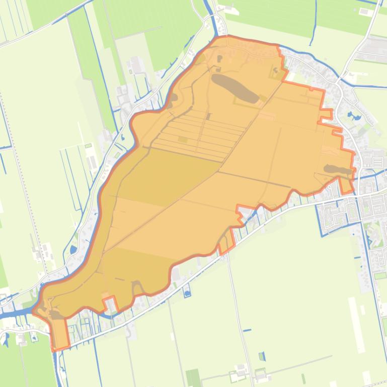 Kaart van de buurt Hoornaar-Buitengebied-Noord.