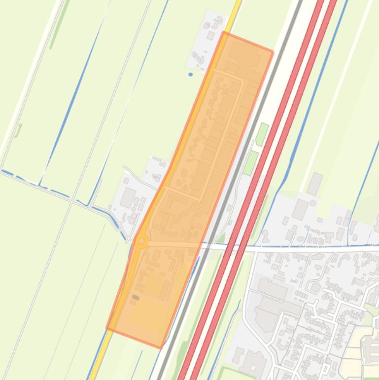 Kaart van de buurt Industrieweg-Tolakkerweg.