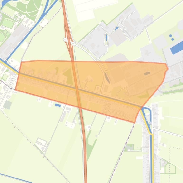 Kaart van de buurt Jipsingboermussel en Zandberg.