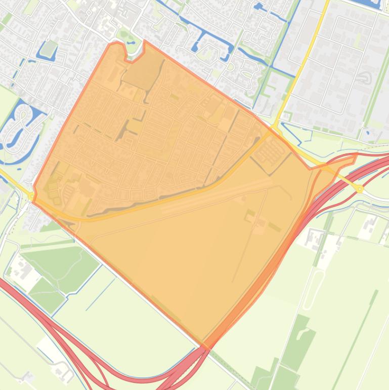 Kaart van de buurt Joure Zuiderveld.