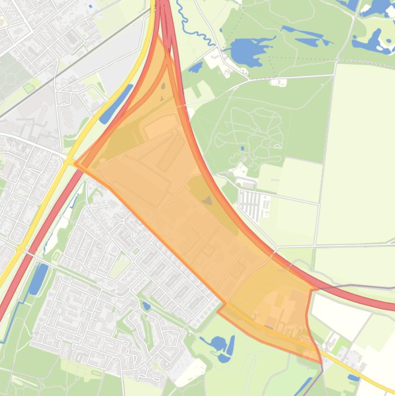 Kaart van de buurt Kaldenkerkerweg-Oost.