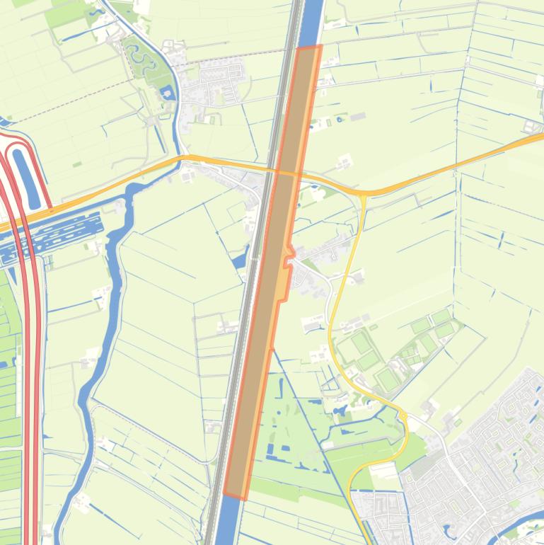 Kaart van de buurt Kanaalzone Loenen aan de Vecht.