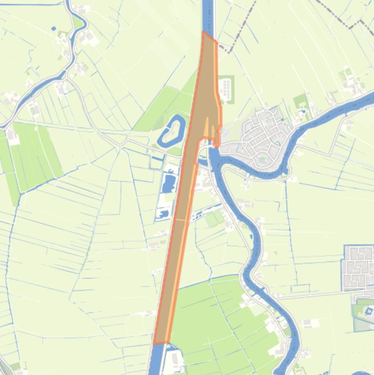 Kaart van de buurt Kanaalzone sector Nigtevecht.