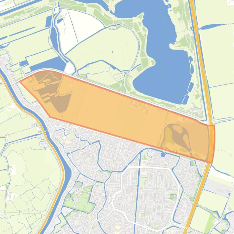 Kaart van de buurt Landelijk gebied Noord.