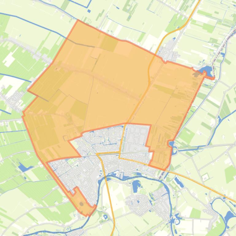 Kaart van de buurt Leerdam buitengebied.