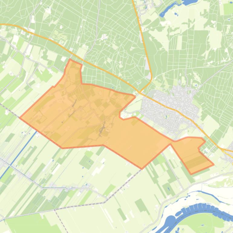 Kaart van de buurt Leersum - Darthuizen-Zuylestein.