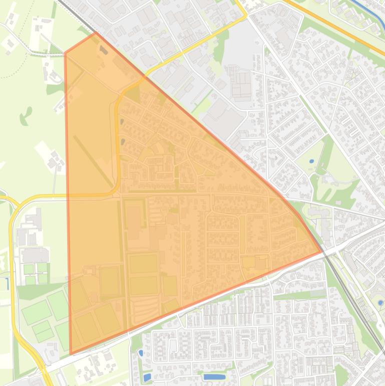 Kaart van de buurt Letterveld I.