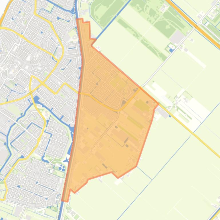 Kaart van de buurt Lisserbroek.