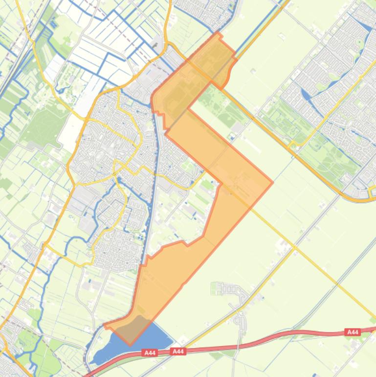 Kaart van de buurt Lisserbroek Omgeving.