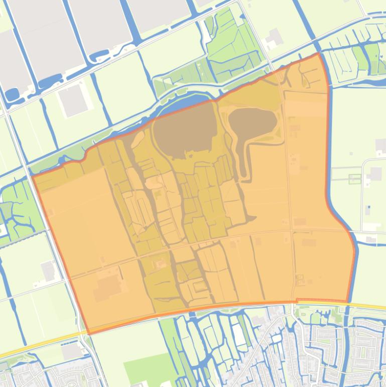 Kaart van de buurt Lutjebroek buitengebied noord.