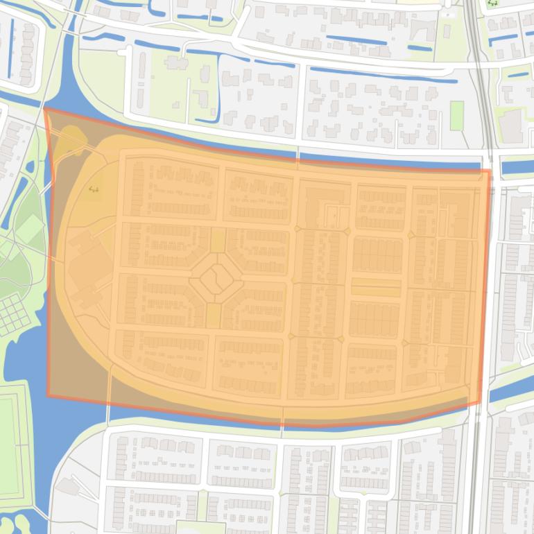 Kaart van de buurt Meerwede Noordwest.