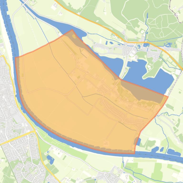 Kaart van de buurt Middelaar Katerbosch en Heikant.