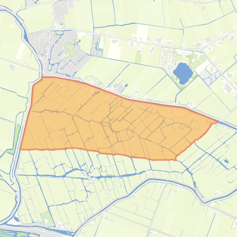 Kaart van de buurt Mijzerdijk.