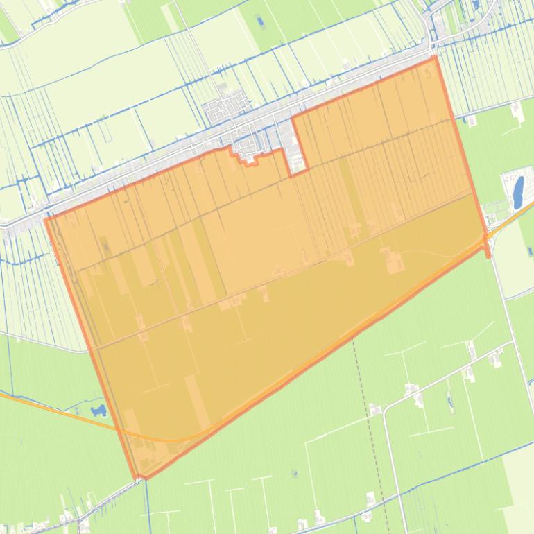 Kaart van de buurt Molenaarsgraaf-Buitengebied.