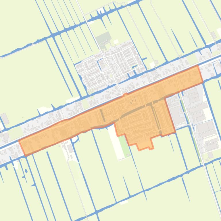 Kaart van de buurt Molenaarsgraaf-Dorp.