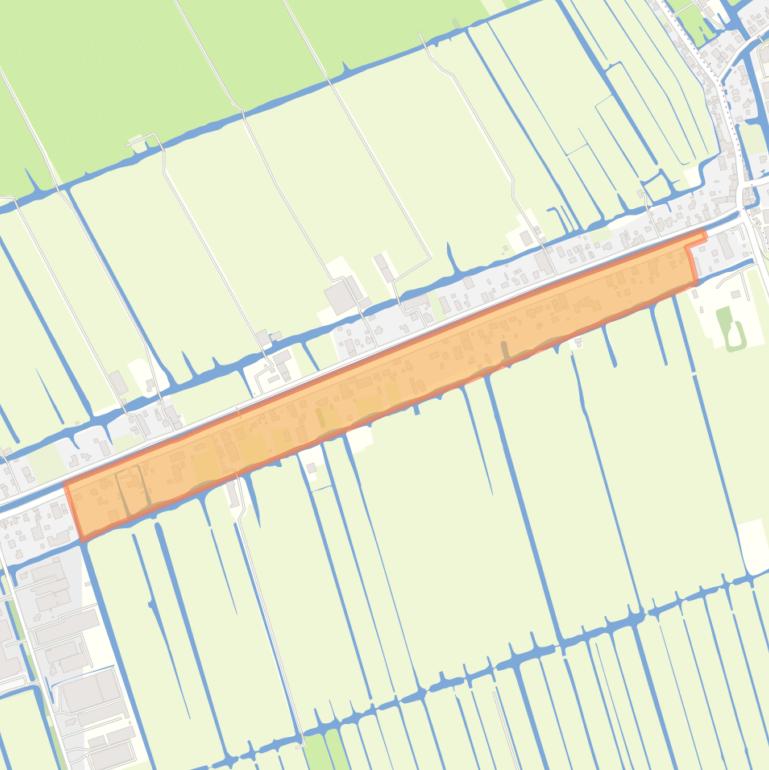 Kaart van de buurt Molenaarsgraaf-Oost.