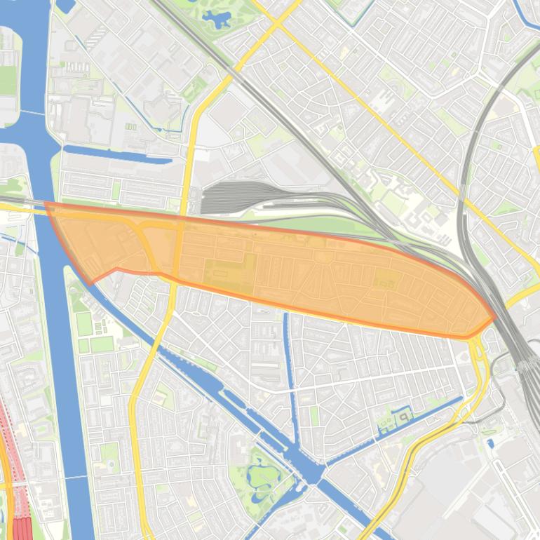 Kaart van de buurt Nieuw Engeland Th. a. Kempisplantsoen en omgeving.