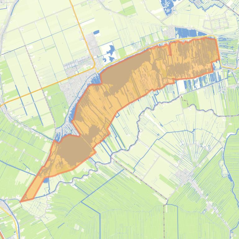 Kaart van de buurt Nieuwkoop Nieuwkoopse Plassen.