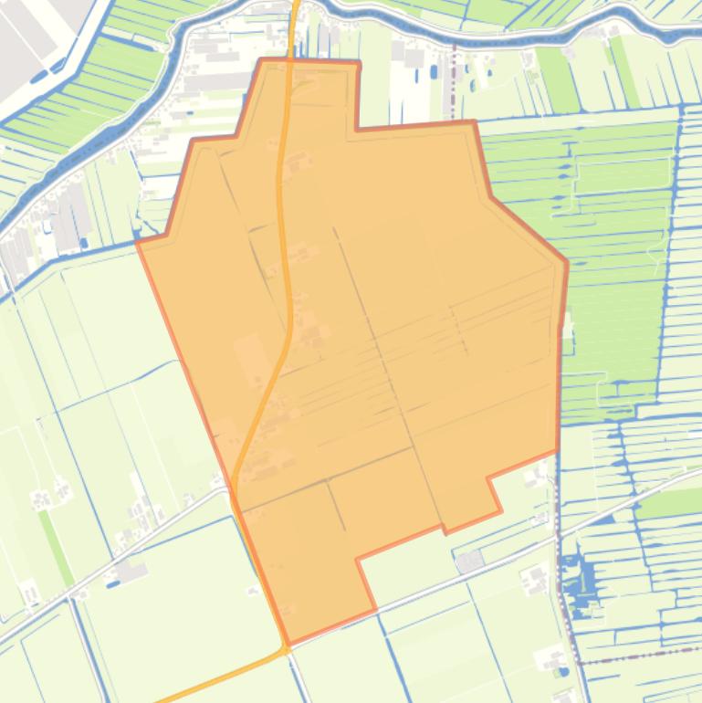 Kaart van de buurt Nieuwveen Buitengebied Vrouwenakker.