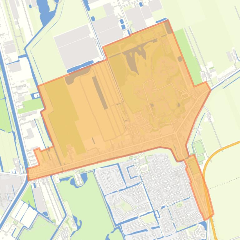 Kaart van de buurt Nieuwveen.