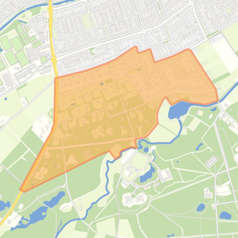 Kaart van de buurt Omgeving Europaln/Hondsbergseln.