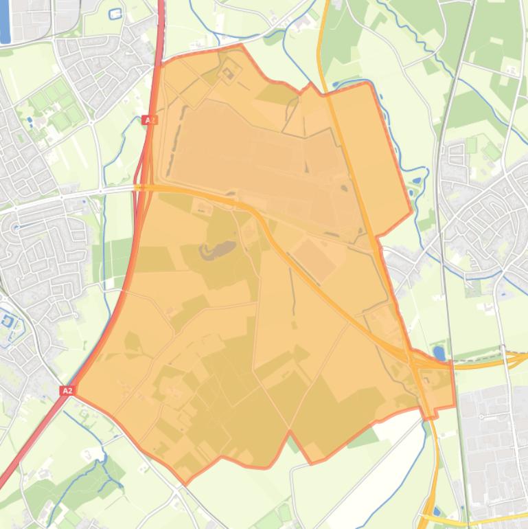 Kaart van de buurt Omgeving Limbrichterbos-Wolfrath.