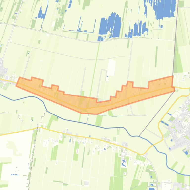 Kaart van de buurt Oostelijk Nieuw-Schoonebeek.