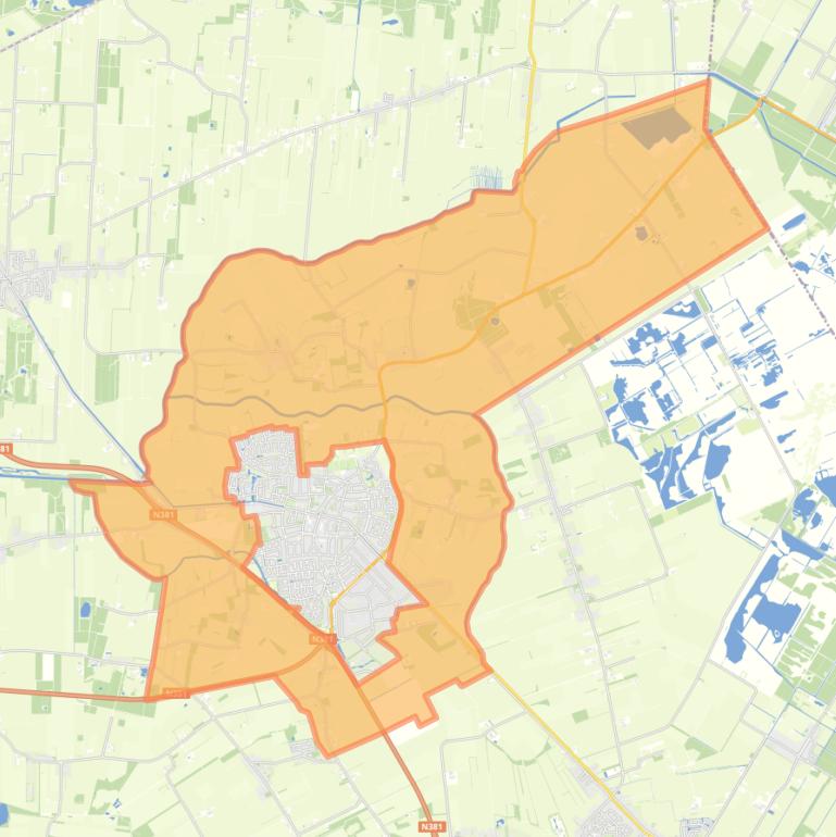 Kaart van de buurt Oosterwolde-Buitengebied.