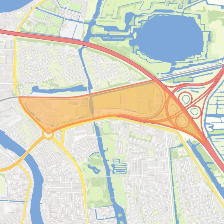 Kaart van de buurt Oostzijderveld.