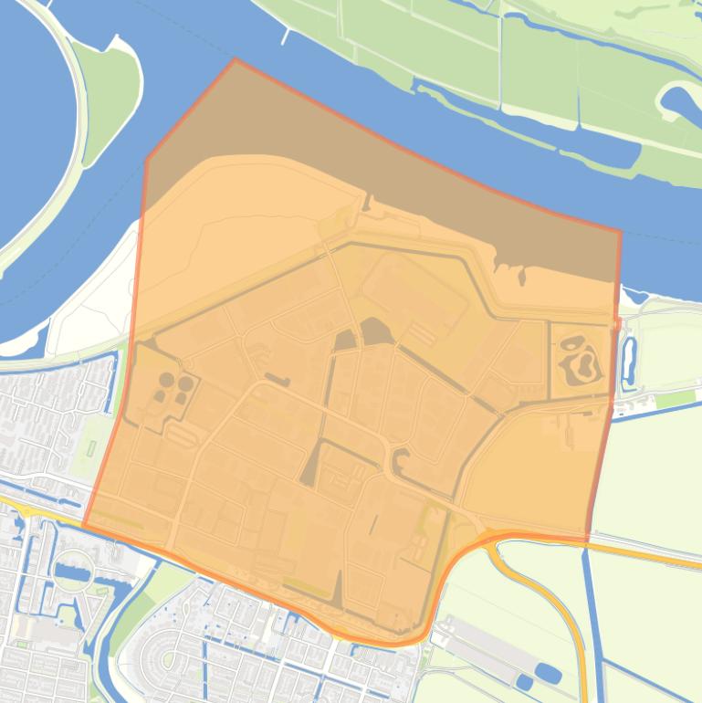 Kaart van de buurt Oud-Beijerland Bedrijventerrein De Bosschen.