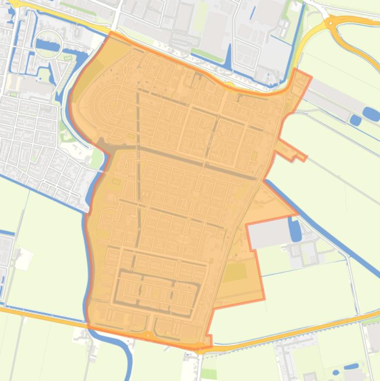 Kaart van de buurt Oud-Beijerland Poortwijk.