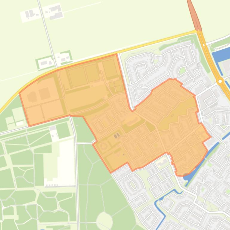 Kaart van de buurt Oud-Swifterbant.